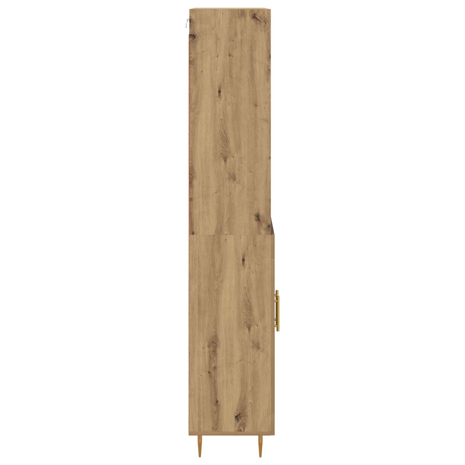 Highboard Artisan-Eiche 69,5 x 34 x 180 cm Holzwerkstoff