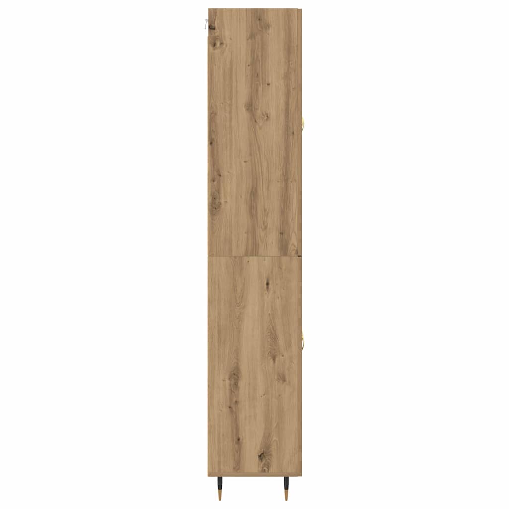 Highboard Artisan-Eiche 69,5 x 34 x 180 cm Holzwerkstoff