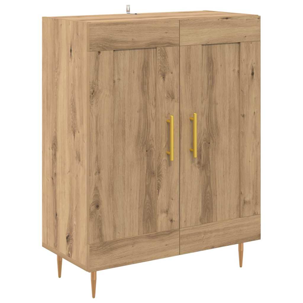 Highboard 2 stk. Artisan-Eiche 69,5 x 34 x 180 cm Holzwerkstoff