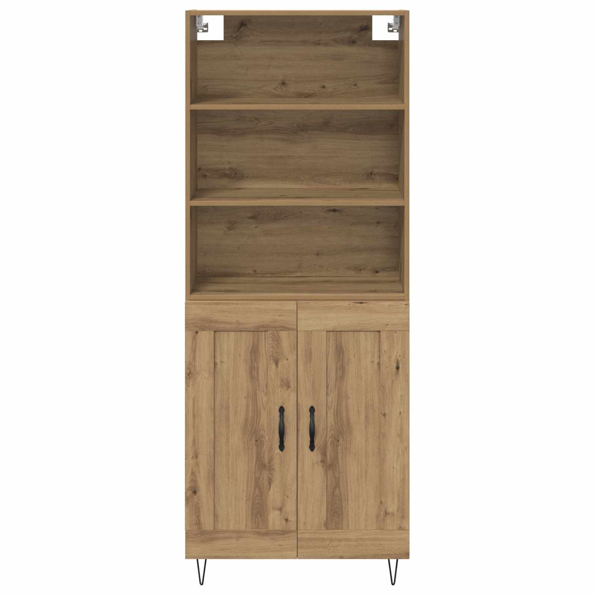 Highboard 2 stk. Artisan-Eiche 69,5 x 34 x 180 cm