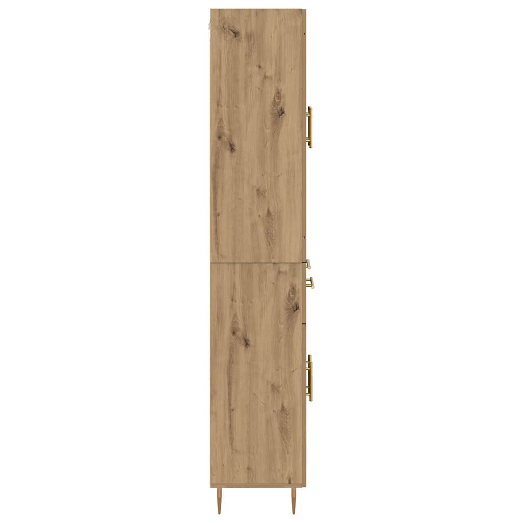 Highboard 2 stk. Artisan-Eiche 69,5 x 34 x 180 cm Holzwerkstoff