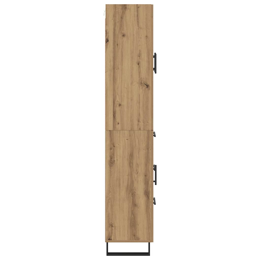 Highboard 2 pcs Artisan-Eiche 69,5 x 34 x 180 cm Holzwerkstoff