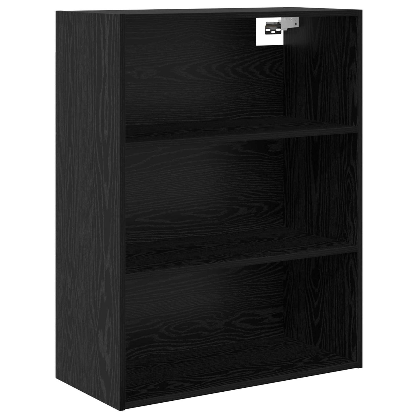 Highboard 2 stk. Schwarz Eichen-Optik 69,5 x 34 x 180 cm