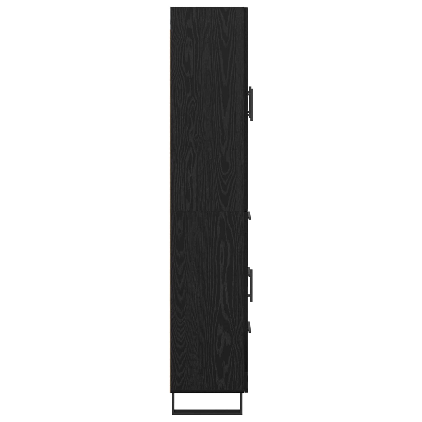 Highboard 2 pcs Schwarz Eichen-Optik 69,5 x 34 x 180 cm
