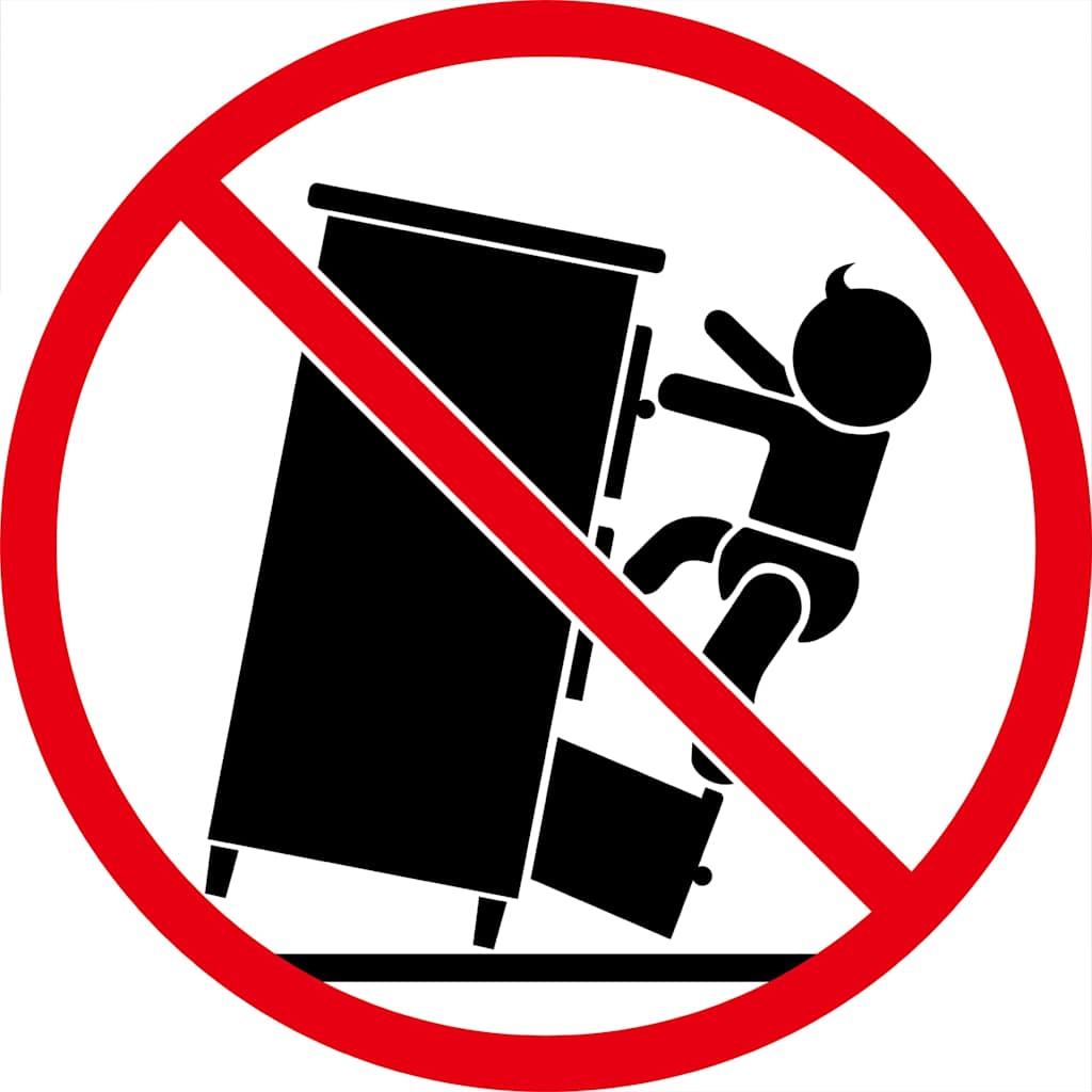 Highboard 2 stk. Schwarz Eichen-Optik 69,5 x 34 x 180 cm