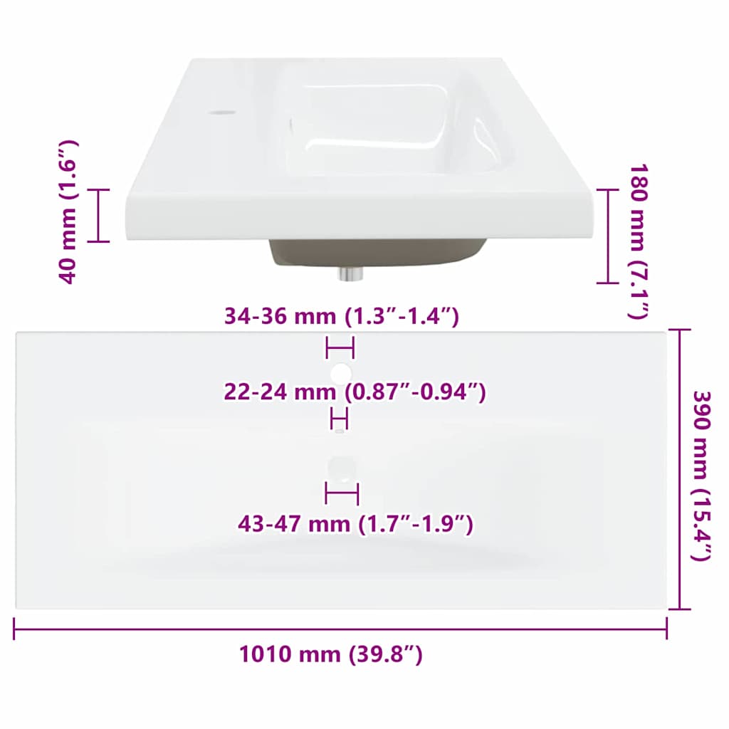 Badezimmerschrank Schwarz Eichen-Optik 100 x 38,5 x 46 cm