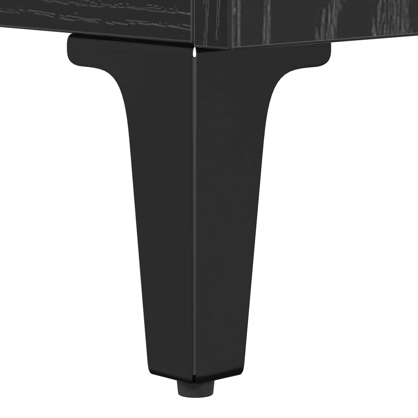Highboard Schwarz Eichen-Optik 69,5 x 34 x 180 cm Holzwerkstoff