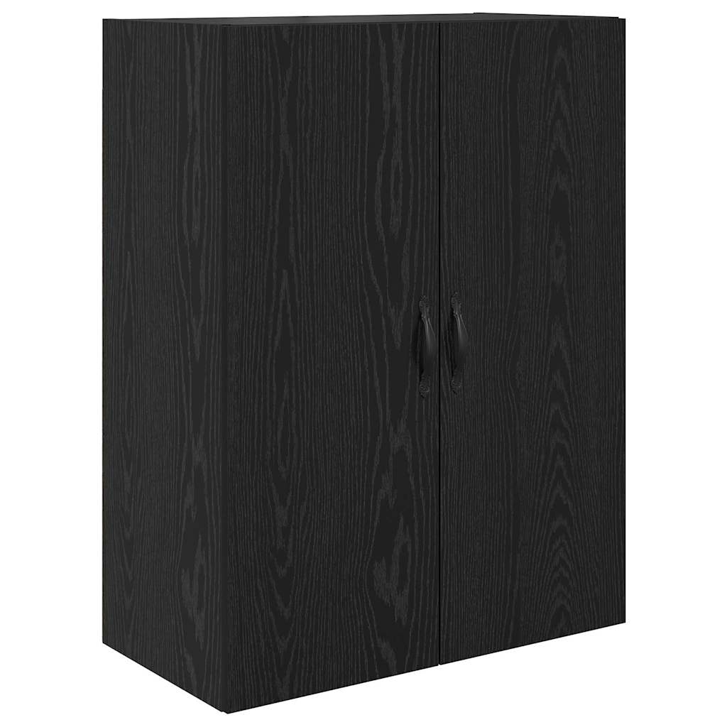 Highboard 2 Stk. Schwarz Eichen-Optik 69,5 x 34 x 180 cm