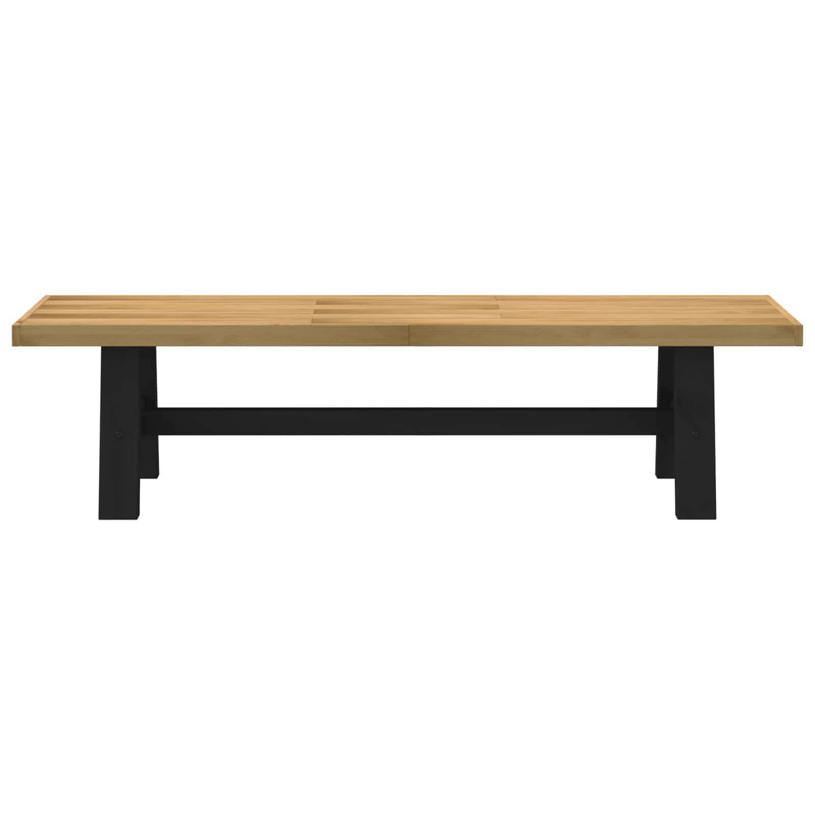 Esstischbank NOAIN 160 x 41 x 45 cm Massives Kiefernholz Natur