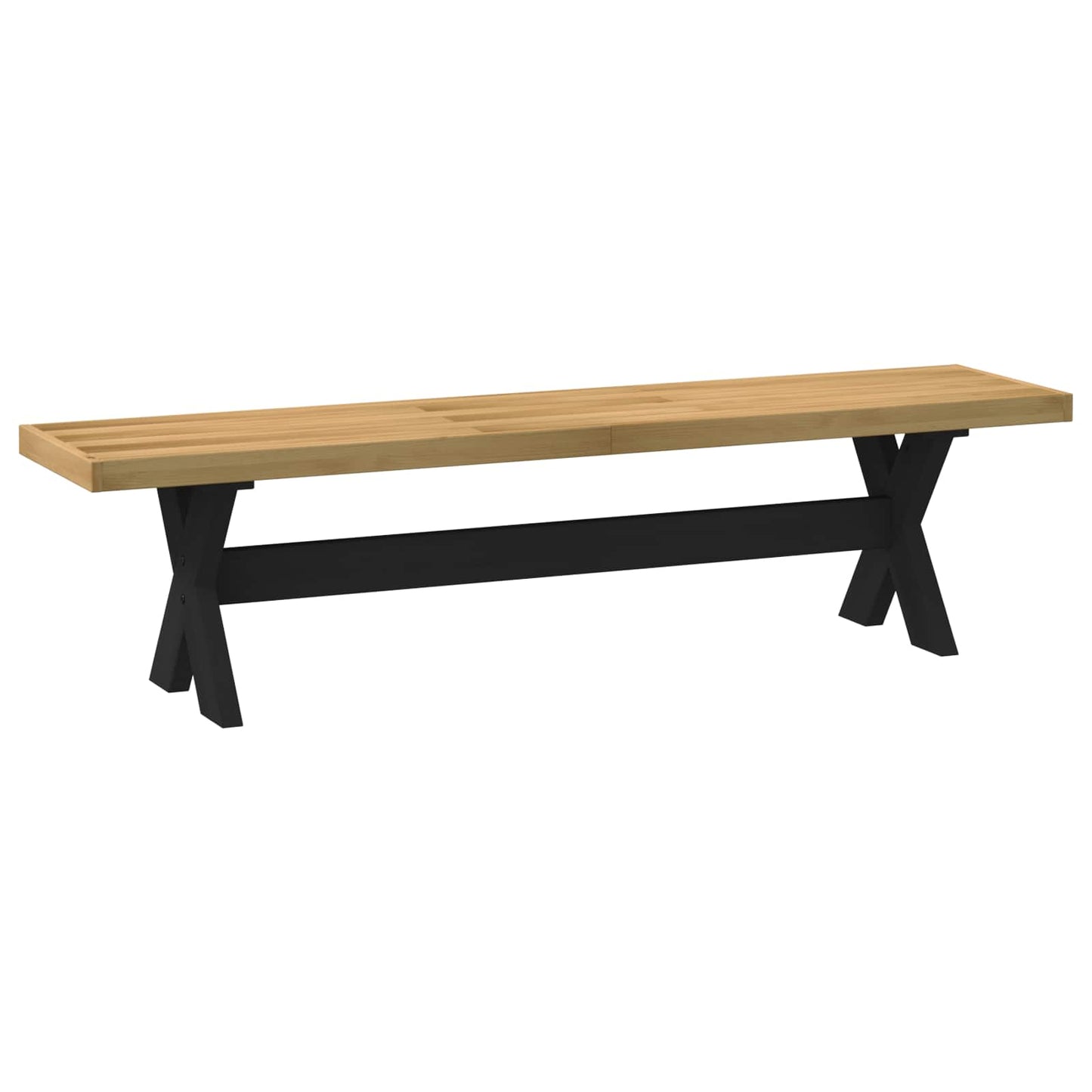 Esstischbank NOAIN 160 x 41 x 45 cm Massives Kiefernholz Natur