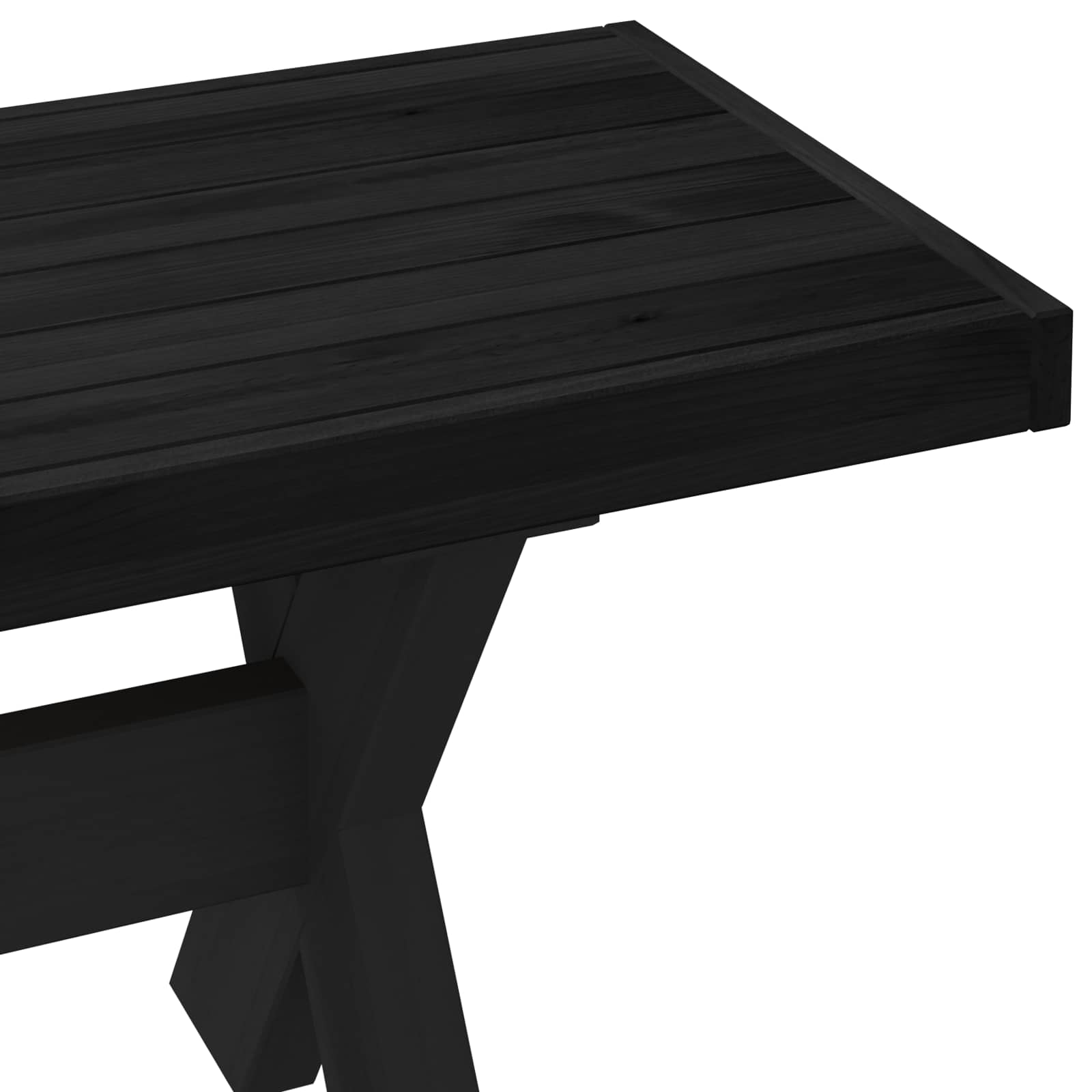 Esstischbank NOAIN 160 x 41 x 45 cm Massives Kiefernholz