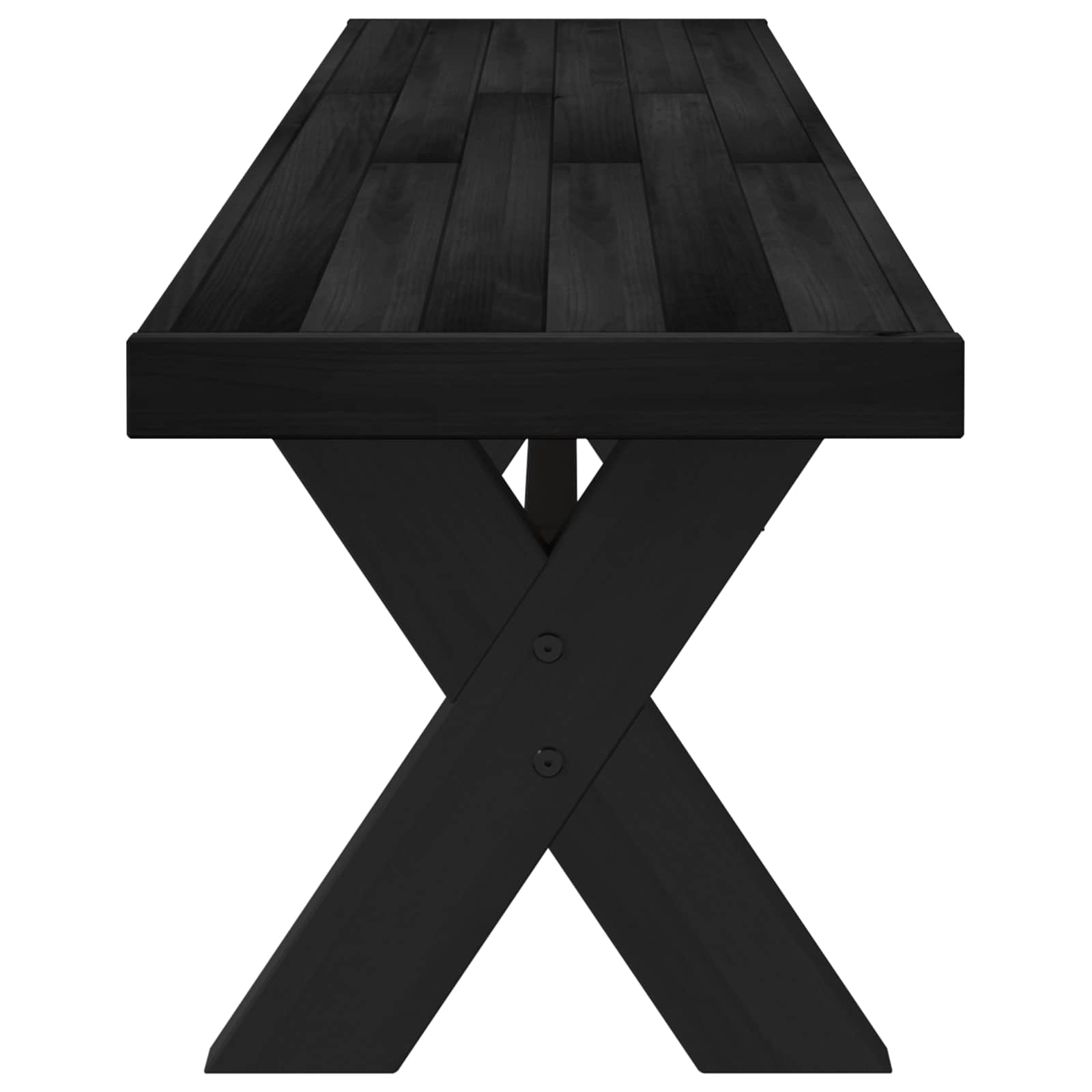 Esstischbank NOAIN 160 x 41 x 45 cm Massives Kiefernholz