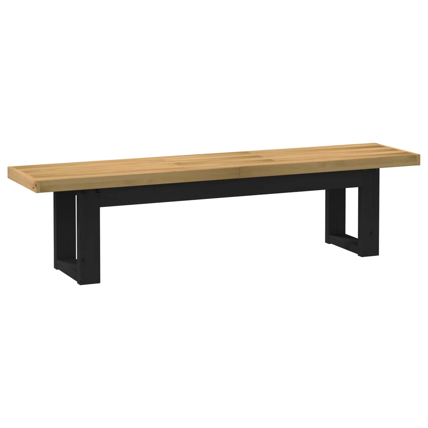 Esstischbank NOAIN 160 x 41 x 45 cm Massives Kiefernholz Natur