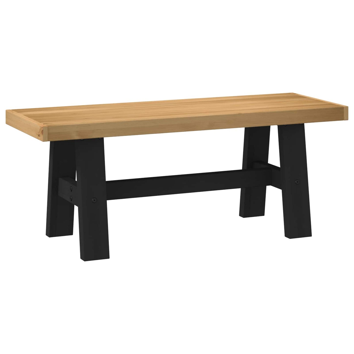 Esstischbank NOAIN 120 x 41 x 45 cm Massives Kiefernholz Natur
