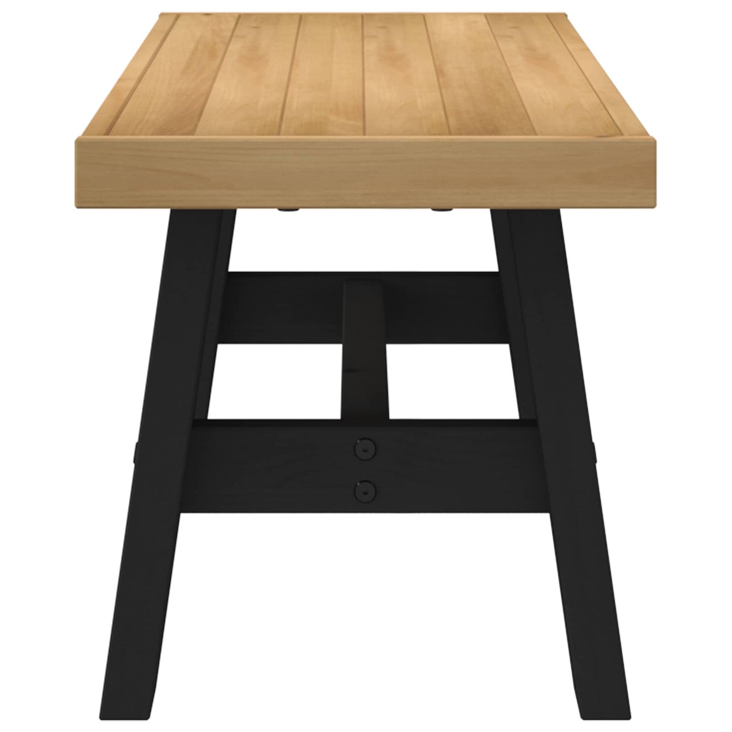 Esstischbank NOAIN 120 x 41 x 45 cm Massives Kiefernholz Natur
