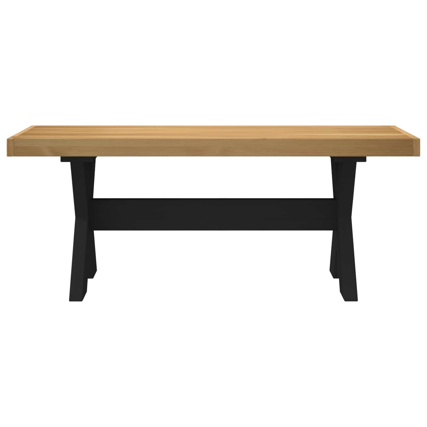 Esstischbank NOAIN 120 x 41 x 45 cm Massives Kiefernholz Natur