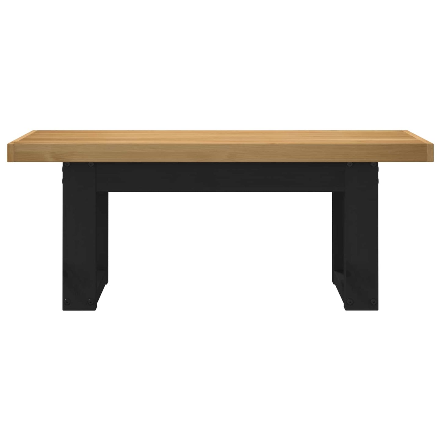 Esstischbank NOAIN 120 x 41 x 45 cm Massives Kiefernholz Natur