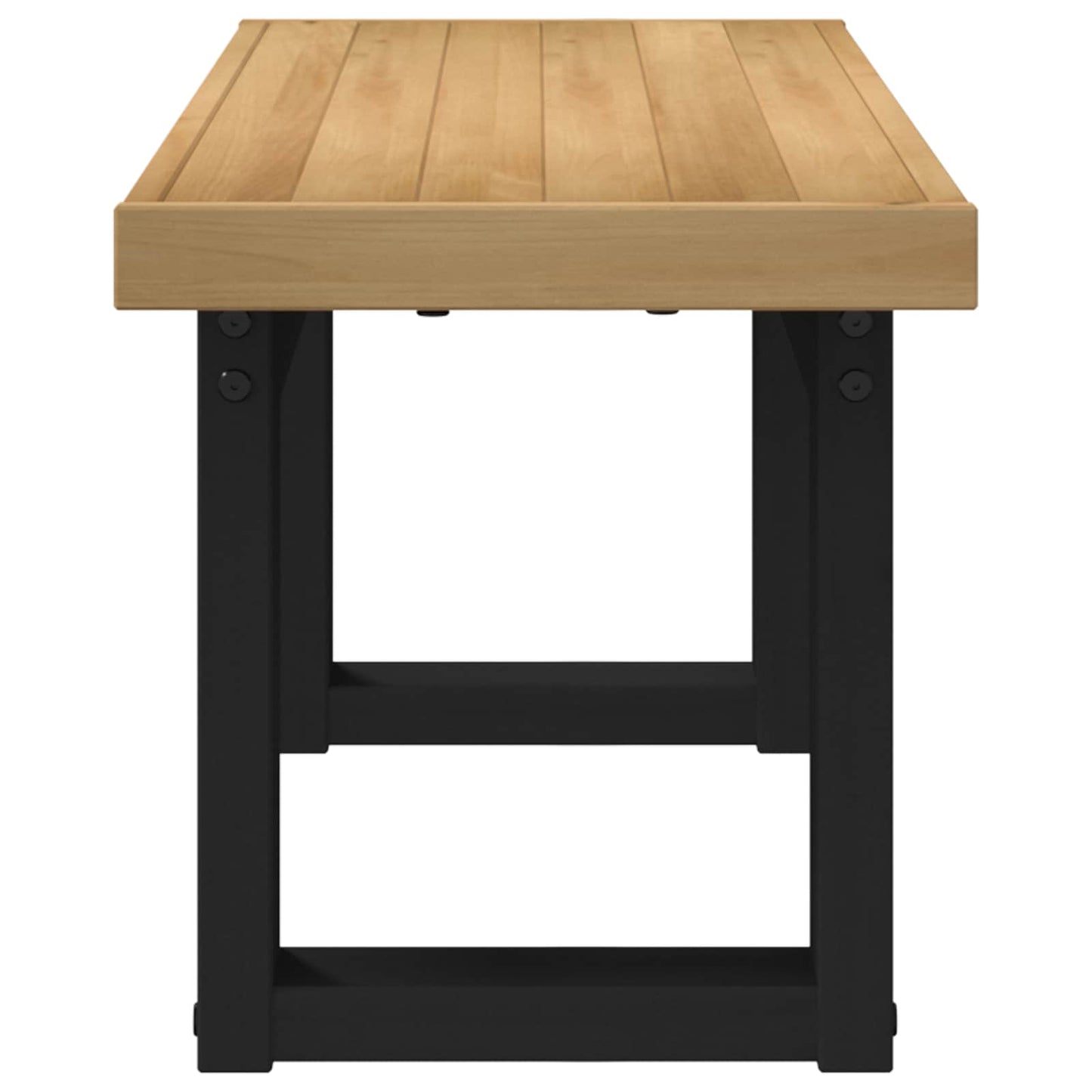 Esstischbank NOAIN 120 x 41 x 45 cm Massives Kiefernholz Natur