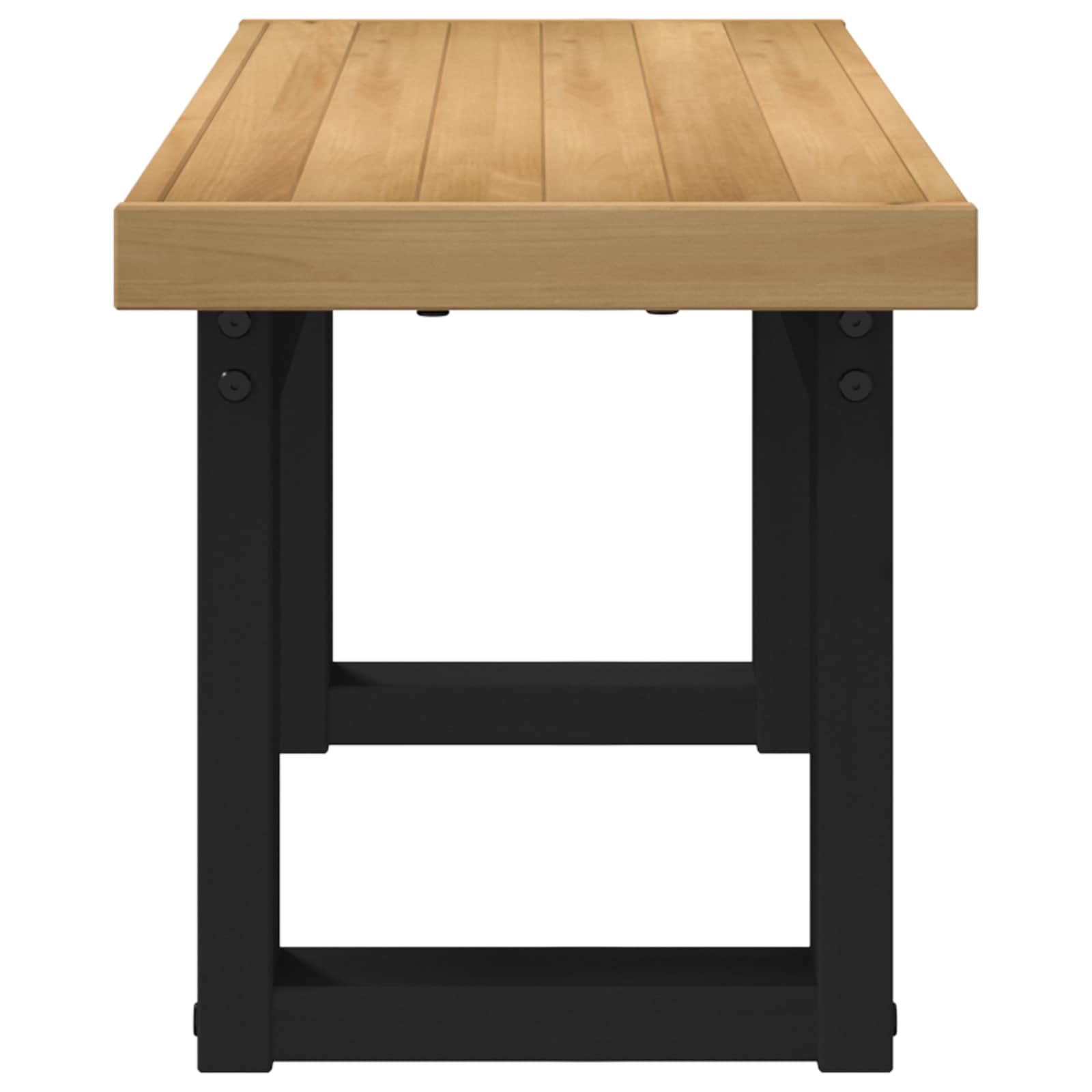 Esstischbank NOAIN 120 x 41 x 45 cm Massives Kiefernholz Natur