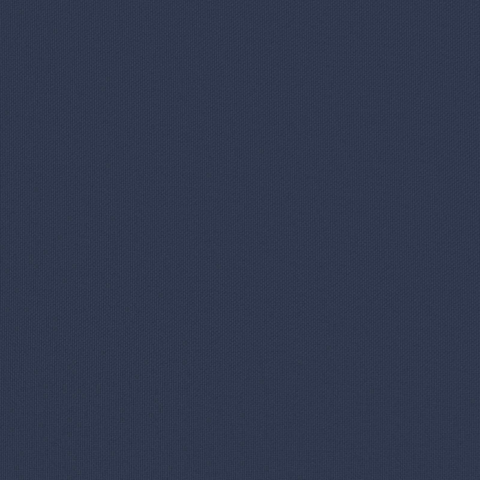 Liegestuhl mit Teeteller Grau und Marineblau Poly-Rattan