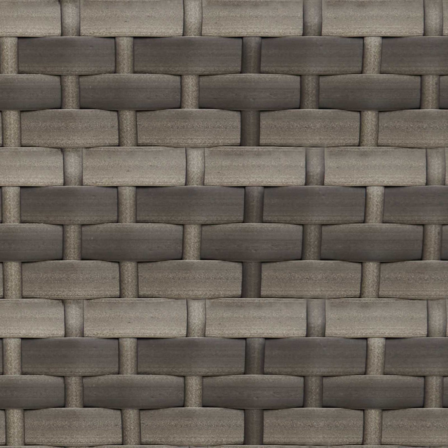 Gartensofa-set 2 Stk. Grau Poly Rattan Stahl