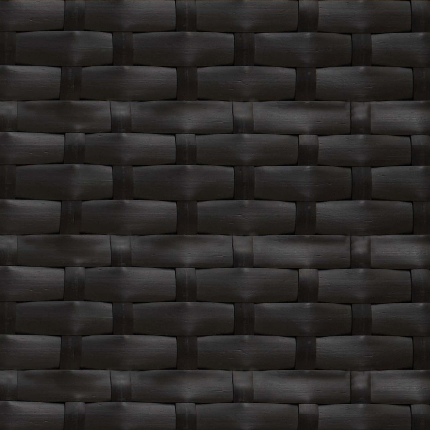 Gartensofa-set 2 Stk. Schwarz und Creme Poly Rattan Stahl
