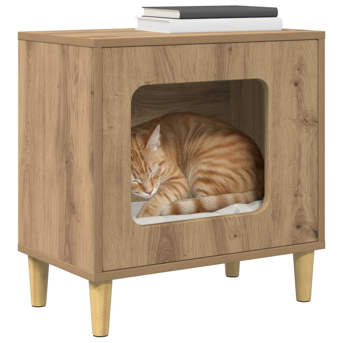 Katzenhaus Artisan-Eiche 51 x 30 x 52 cm Holzwerkstoff