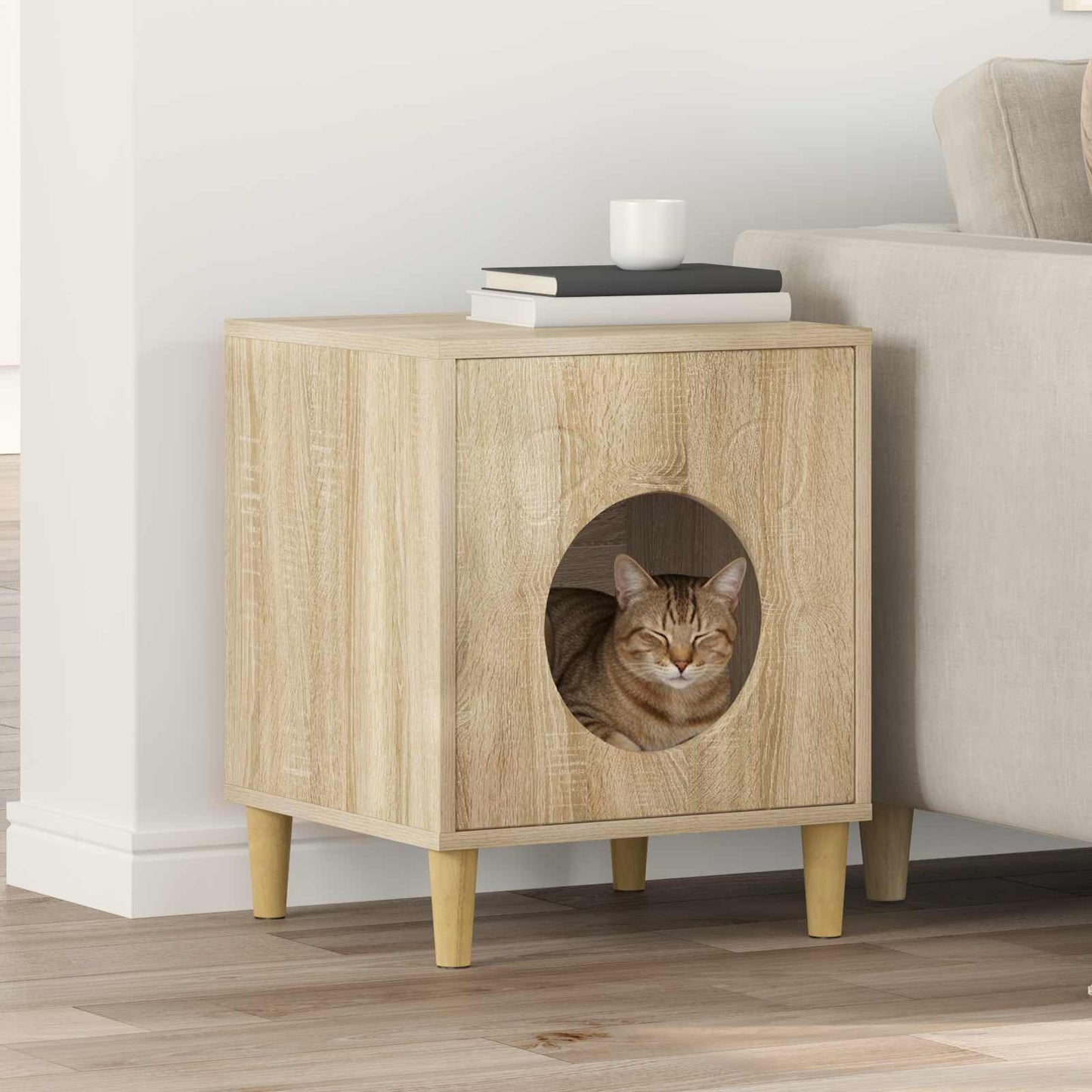 Katzenhaus Sonoma 42,5 x 40 x 53 cm Holzwerkstoff