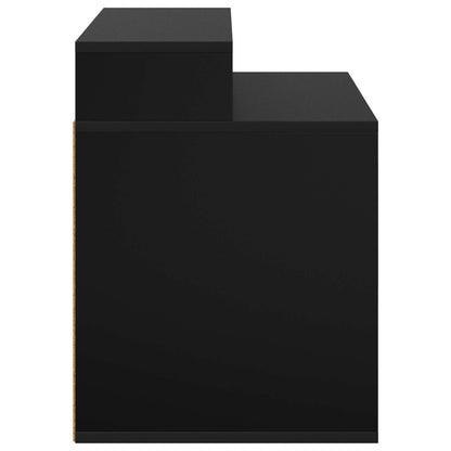 Katzenhaus Schwarz 42,5 x 40 x 53,5 cm Holzwerkstoff