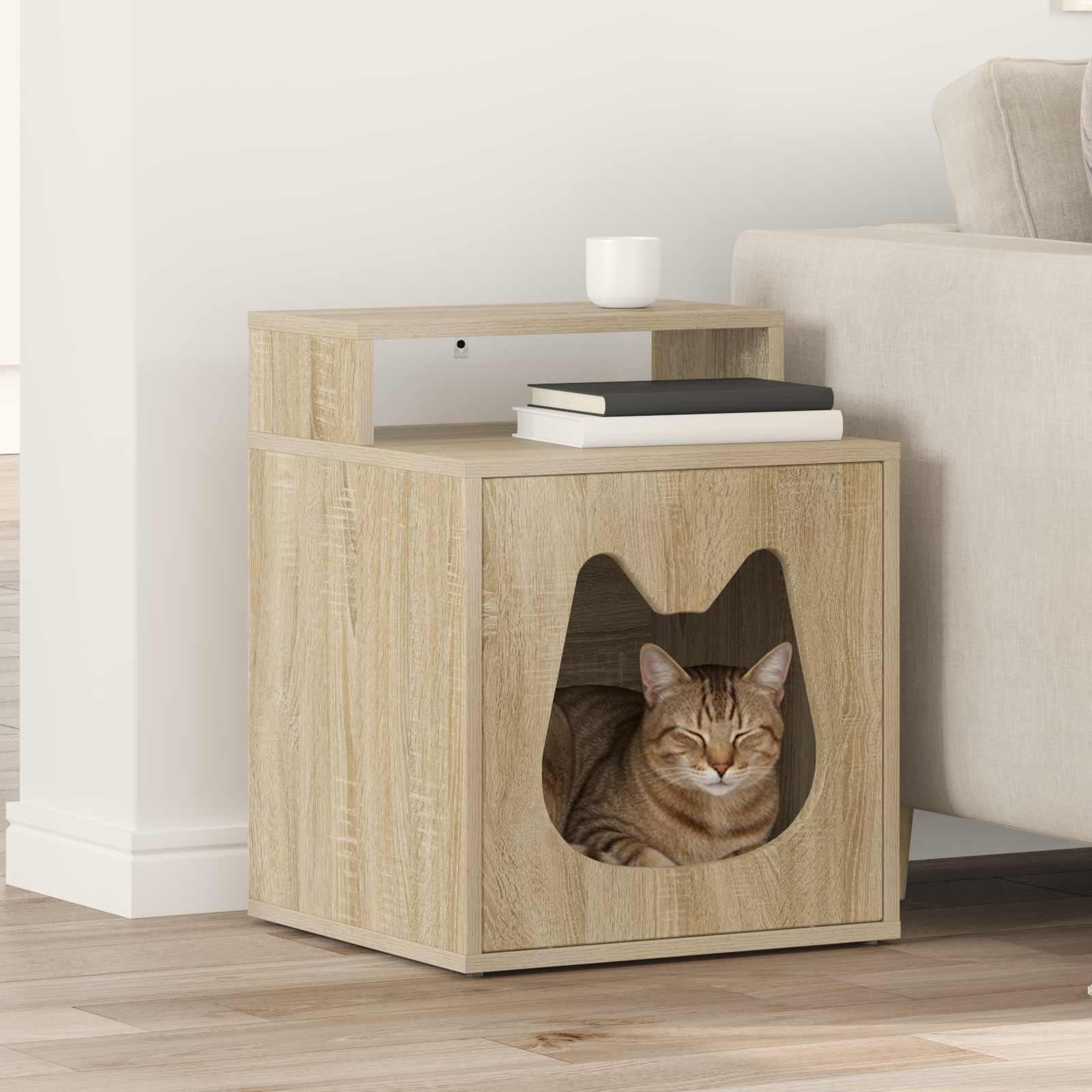 Katzenhaus Sonoma 42,5 x 40 x 53,5 cm Holzwerkstoff
