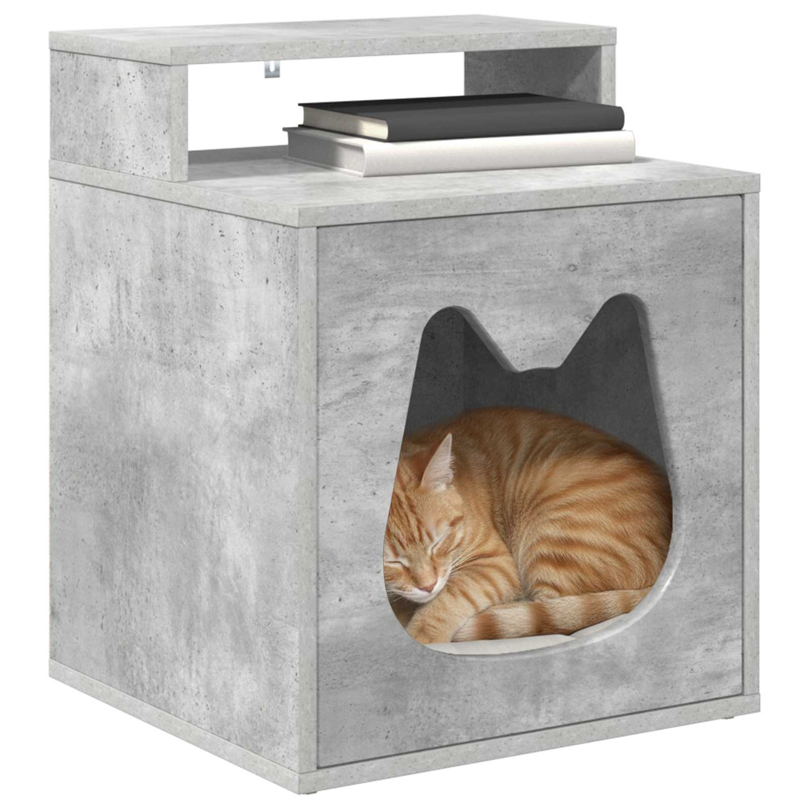 Katzenhaus Beton 42,5 x 40 x 53,5 cm Holzwerkstoff