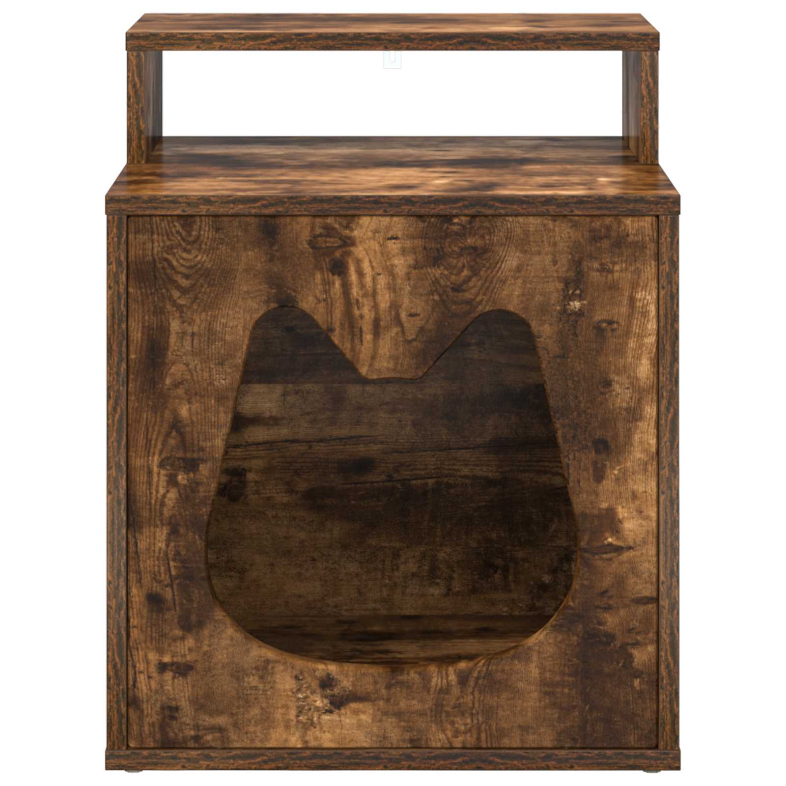 Katzenhaus Räuchereiche 42,5 x 40 x 53,5 cm Holzwerkstoff