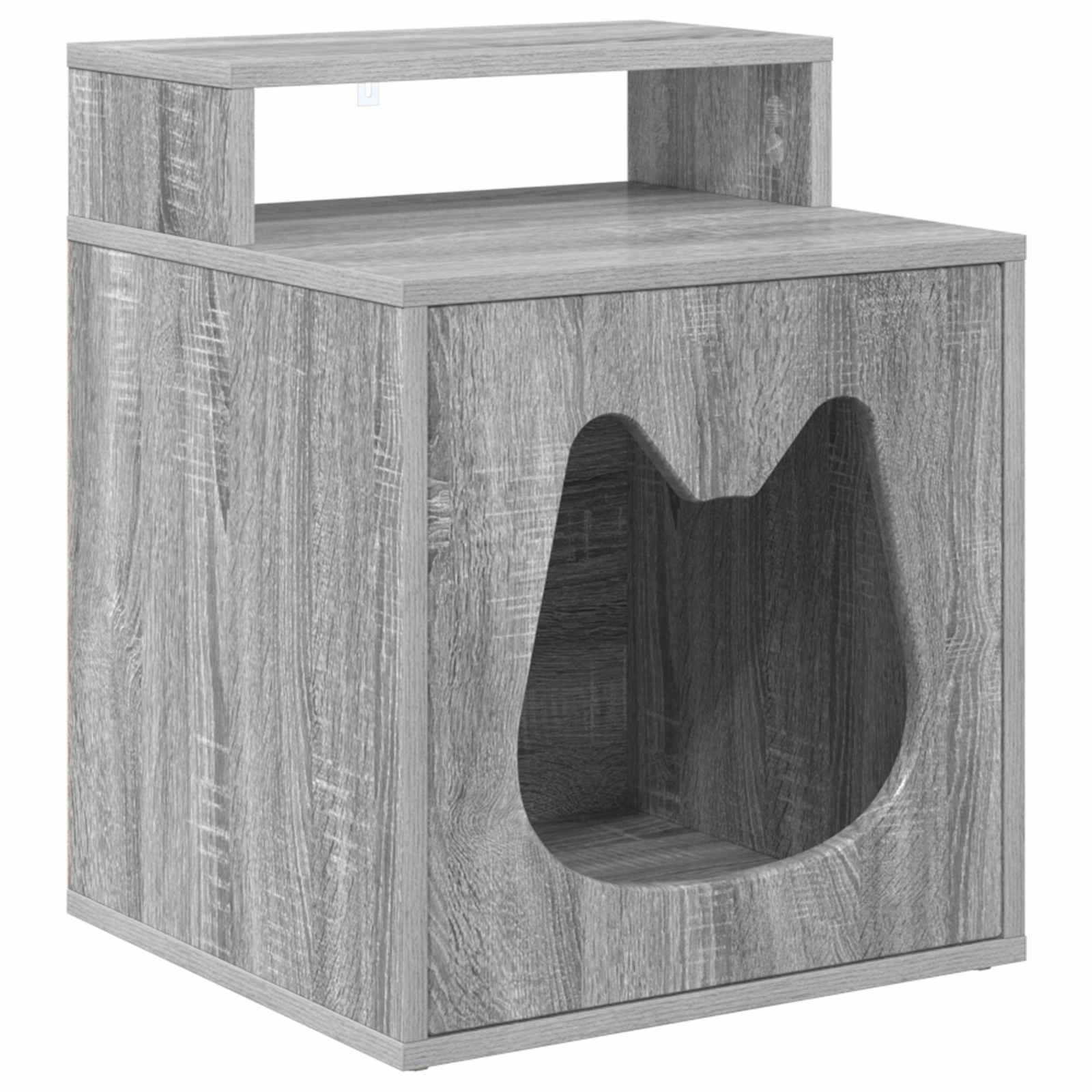 Katzenhaus Sonoma-Grau 42,5 x 40 x 53,5 cm Holzwerkstoff