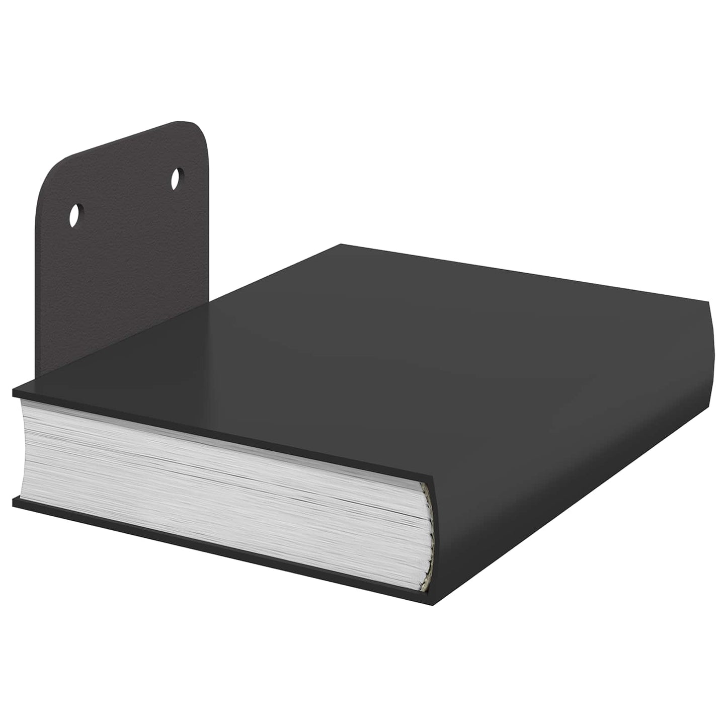 Unsichtbares Schwimmendes Regal 24 stk. Schwarz 6 x 11 x 6,5 cm