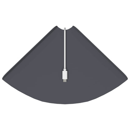 Eckregal zum Schweben 4 stk. Anthrazit 24 x 24 x 2,3 cm