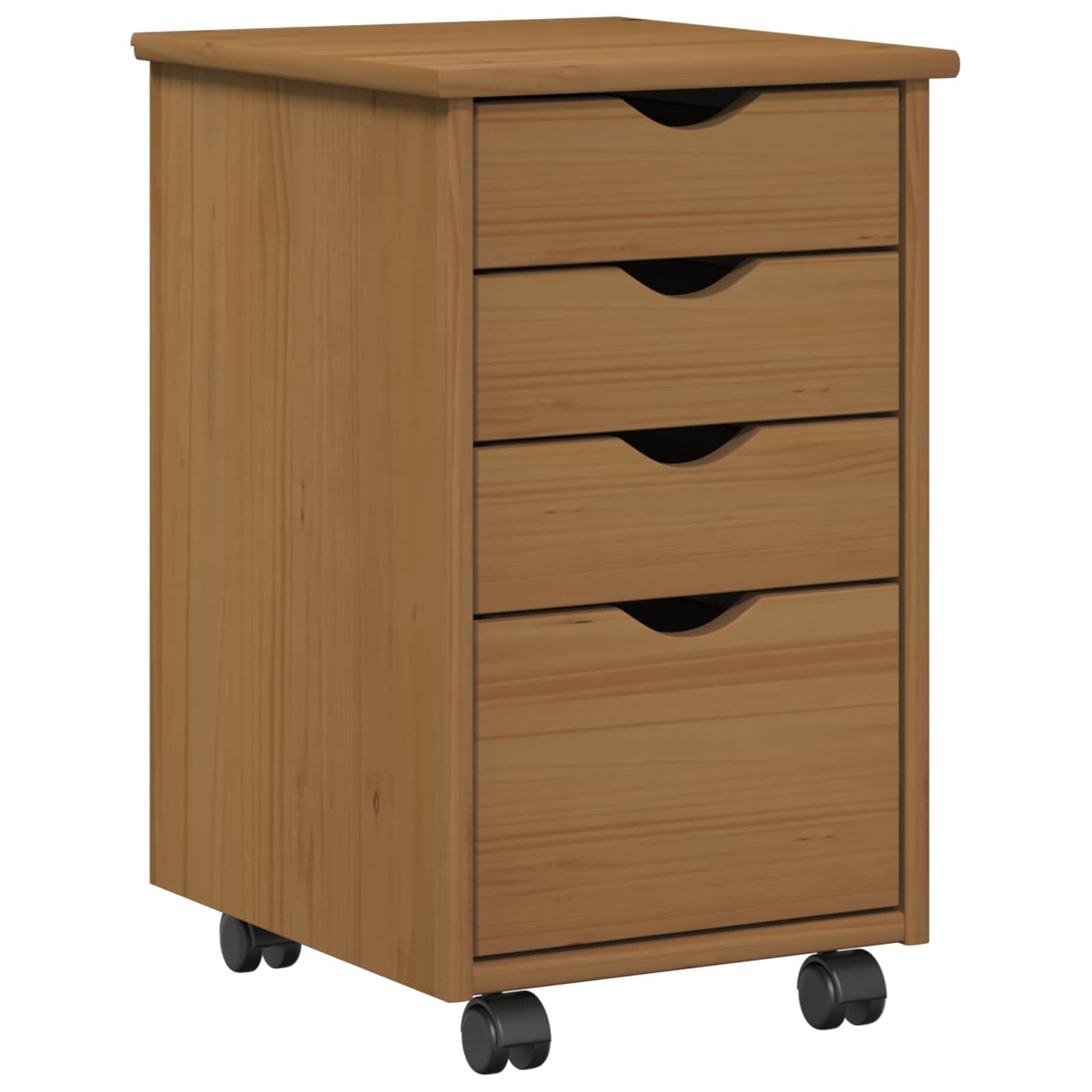 Rollschrank MOSS Honigbraun 34 x 39 x 56 cm