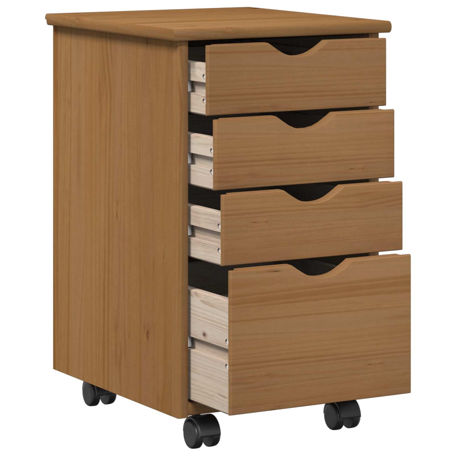 Rollschrank MOSS Honigbraun 34 x 39 x 56 cm