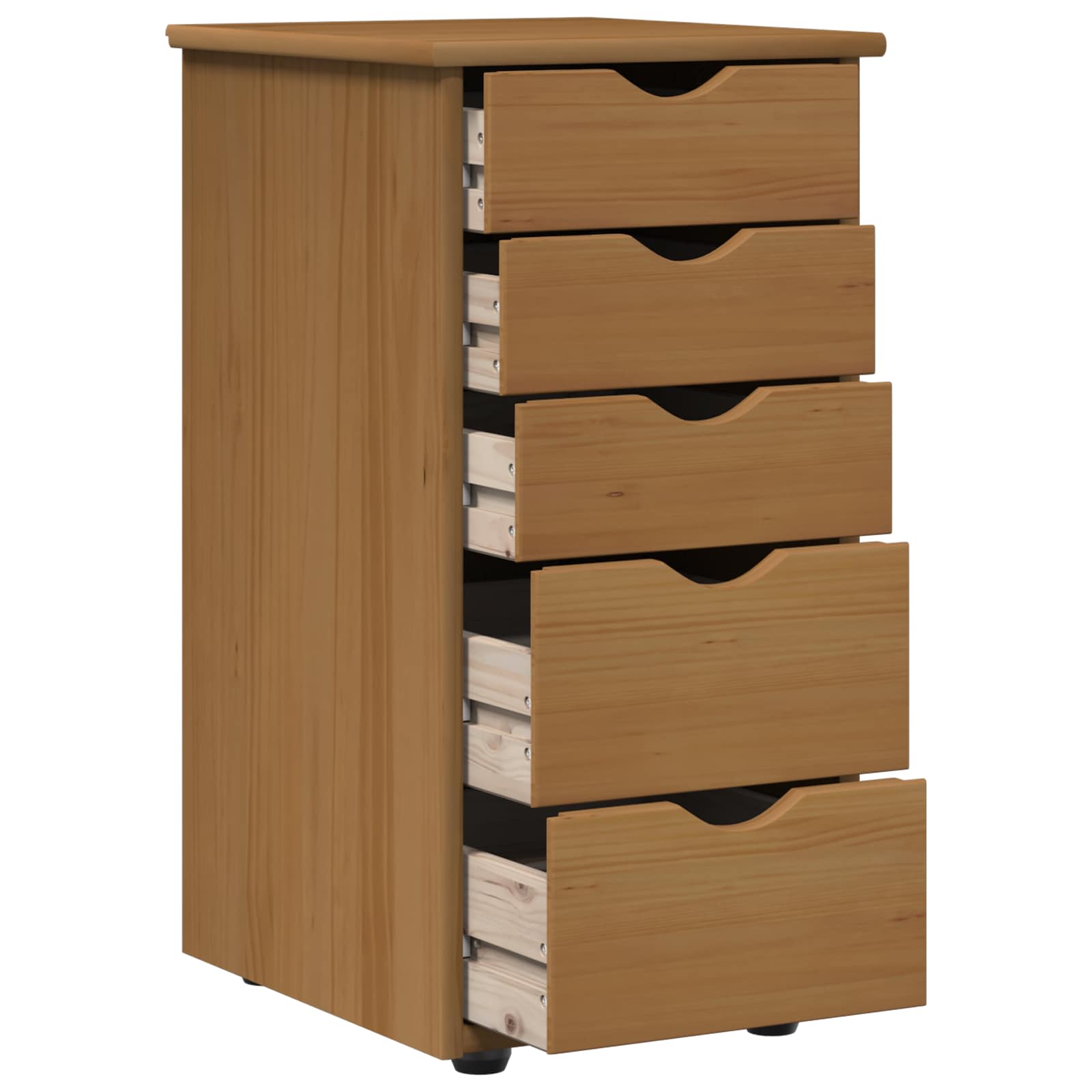 Schrank 34 x 39 x 61,5 cm Massivholz Kiefer Honigbraun