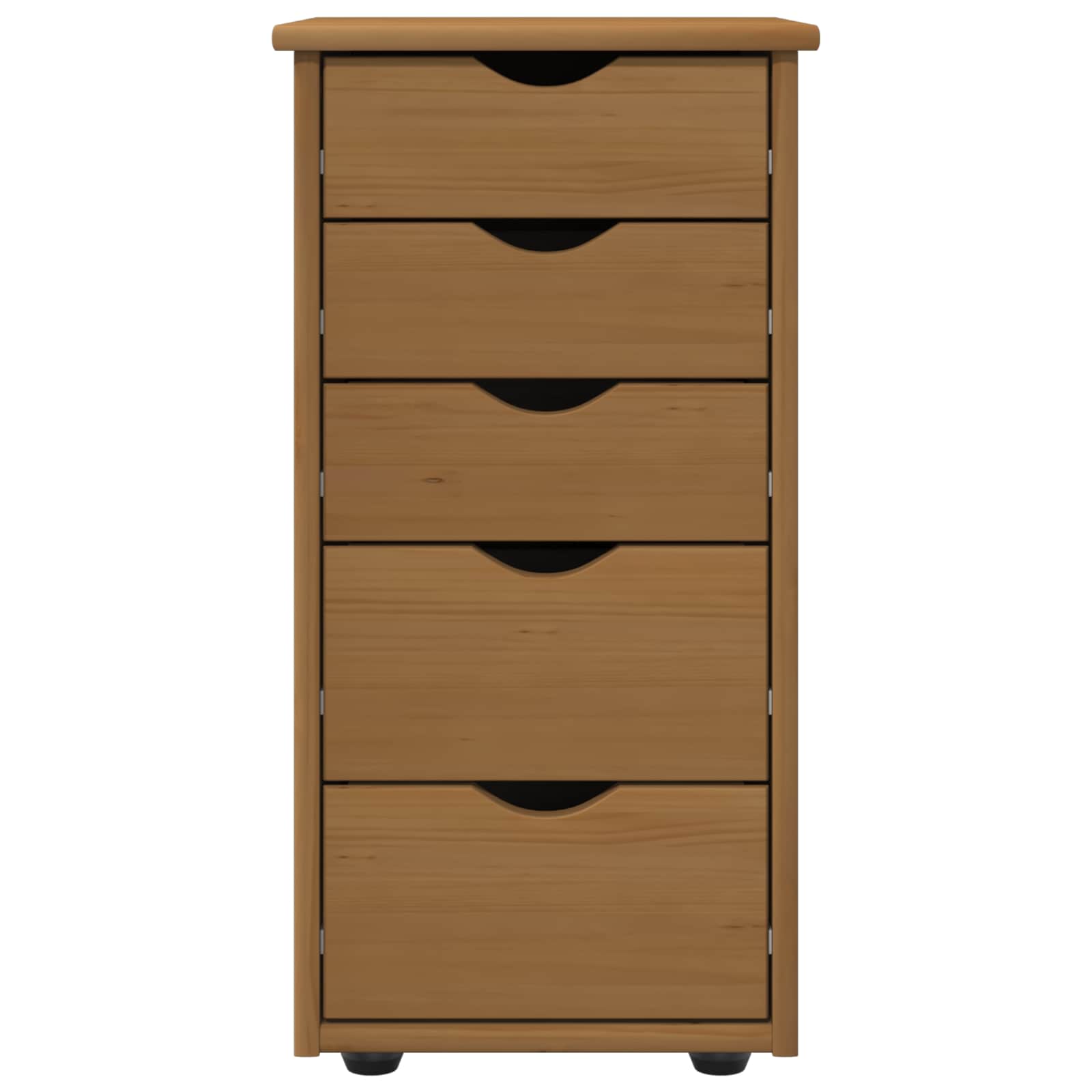 Schrank 34 x 39 x 61,5 cm Massivholz Kiefer Honigbraun