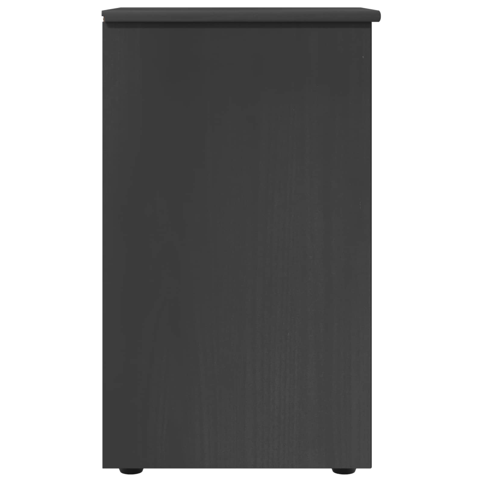 Schrank 34 x 39 x 61,5 cm Massivholz Kiefer Grau