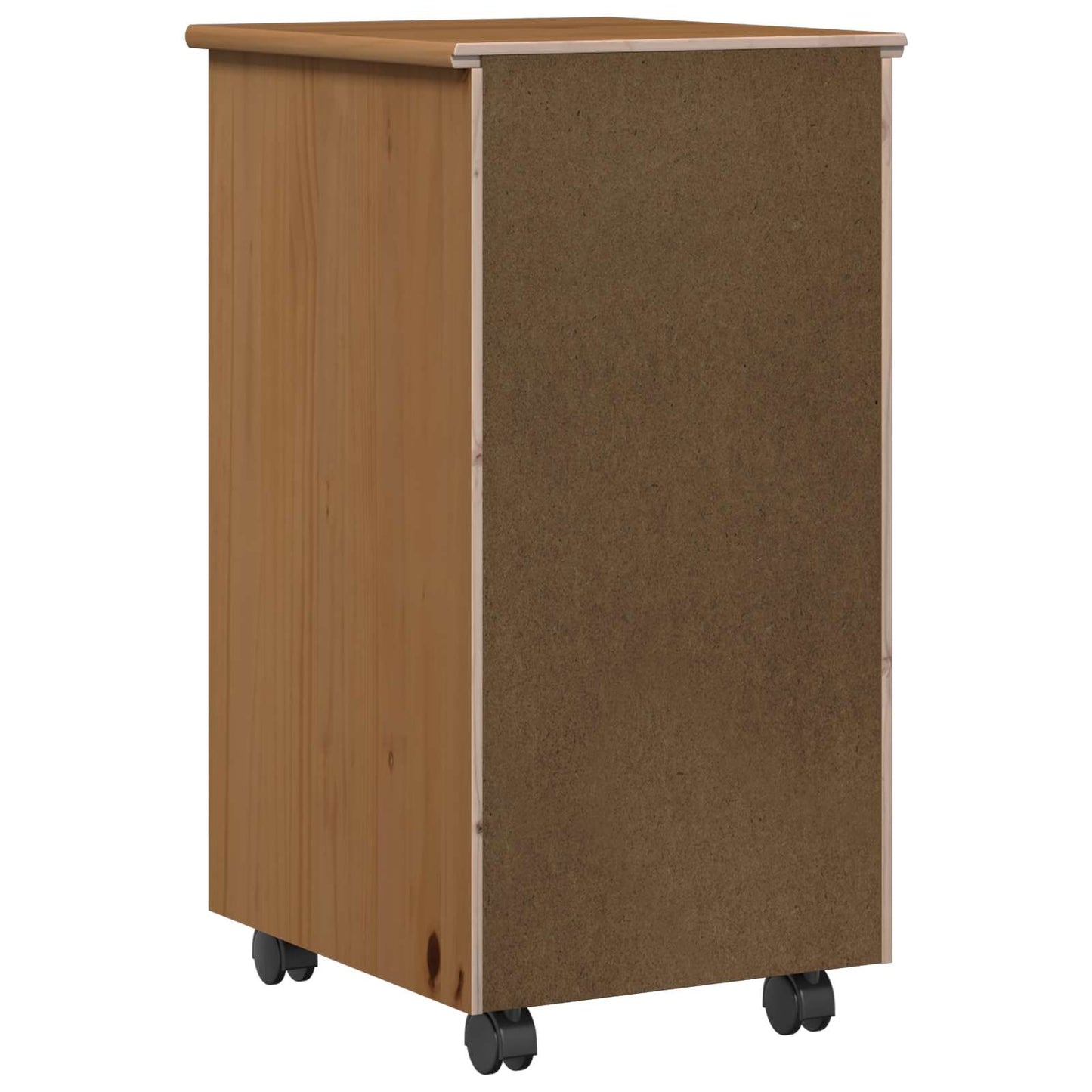 Rollschrank Honigbraun 34 x 39 x 65,5 cm Massivholz Kiefer