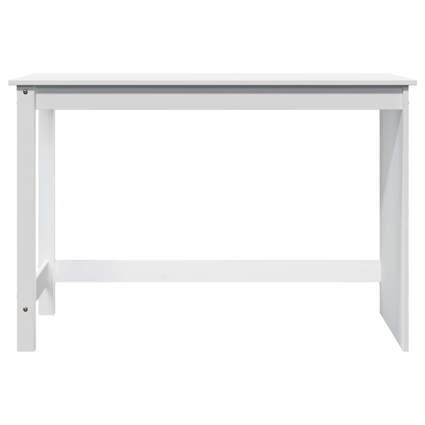 Schreibtisch Weiß 112 x 50 x 75 cm Massivholz Kiefer