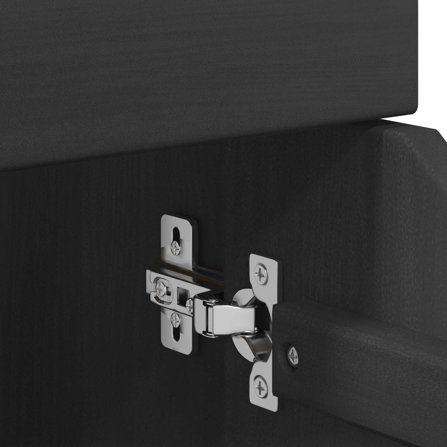 Rollschrank 63,5 x 39 x 65,5 cm Massivholz Kiefer Grau