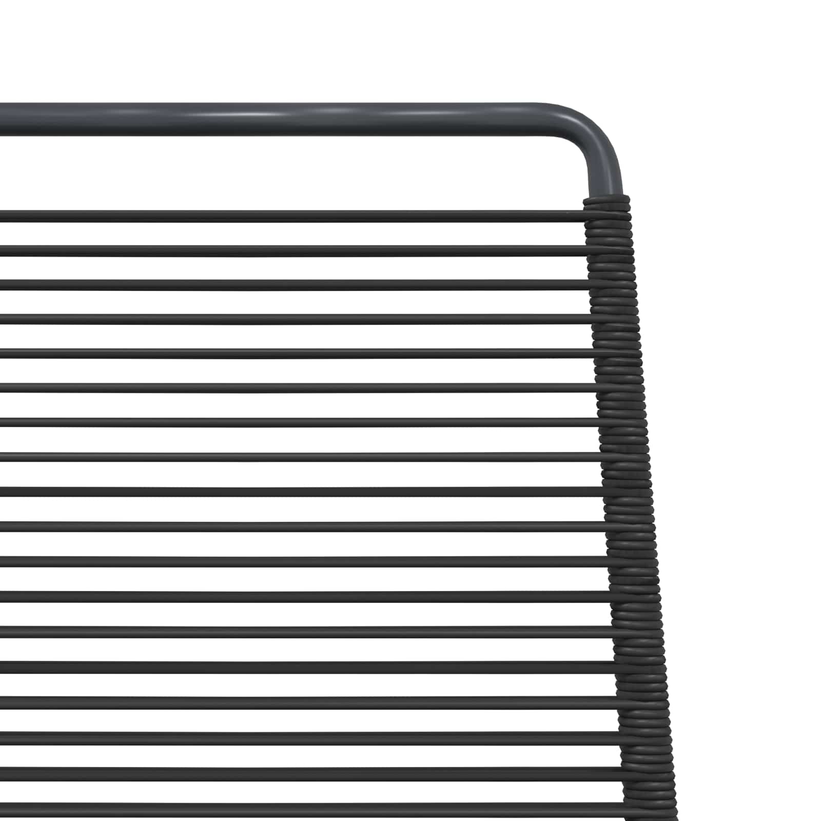 Gartenstühle 2 Stk. Schwarz Rattan