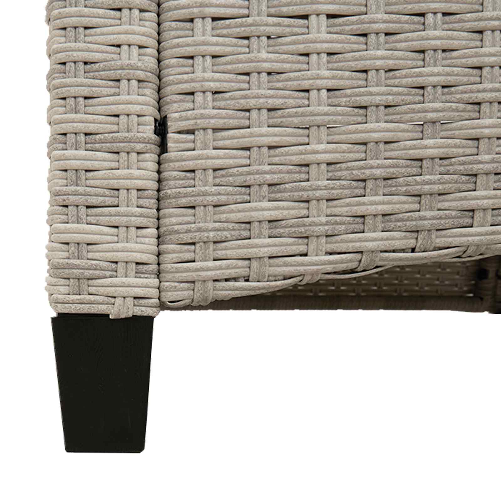 Gartenbank mit Kissen 105 x 60 x 112 cm Stahl