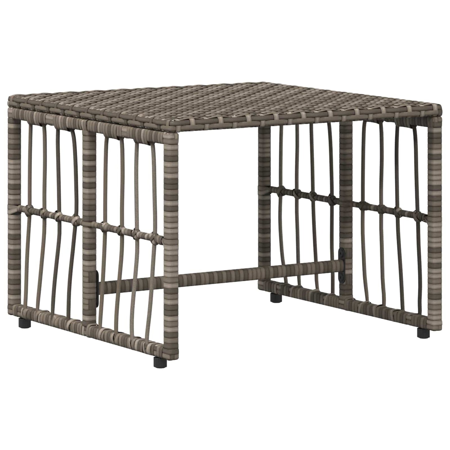 Gartenmöbel Set 5 Stk. Schwarz und Dunkelgrau