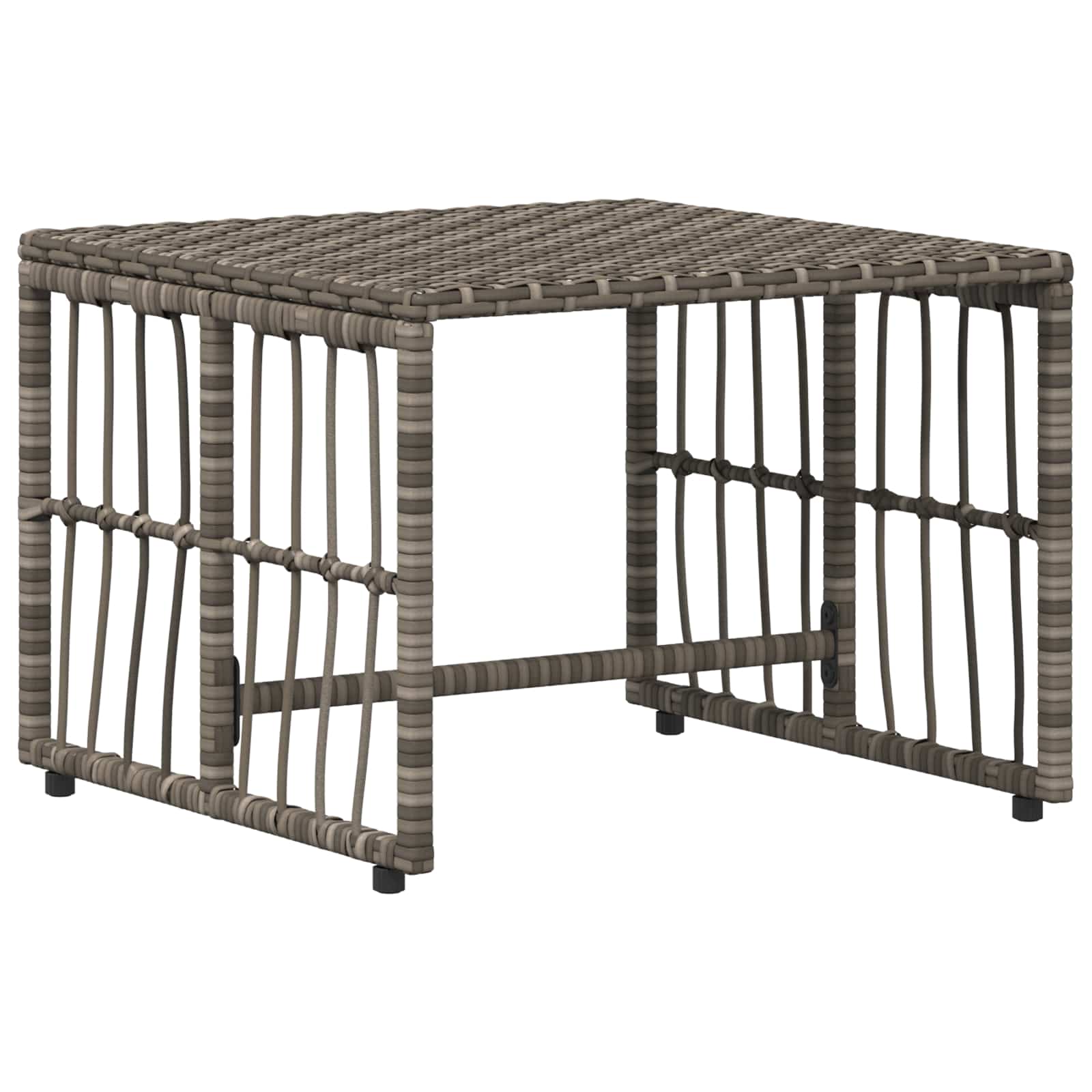 Gartenmöbel Set 5 Stk. Schwarz und Dunkelgrau