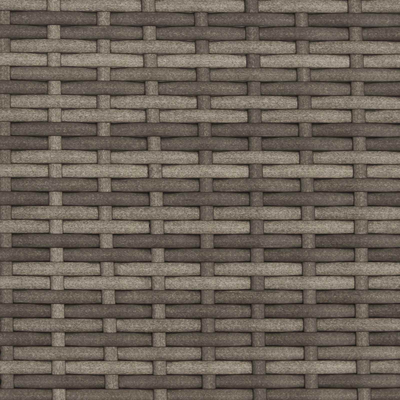 Gartenmöbel Set 5 Stk. Schwarz und Dunkelgrau