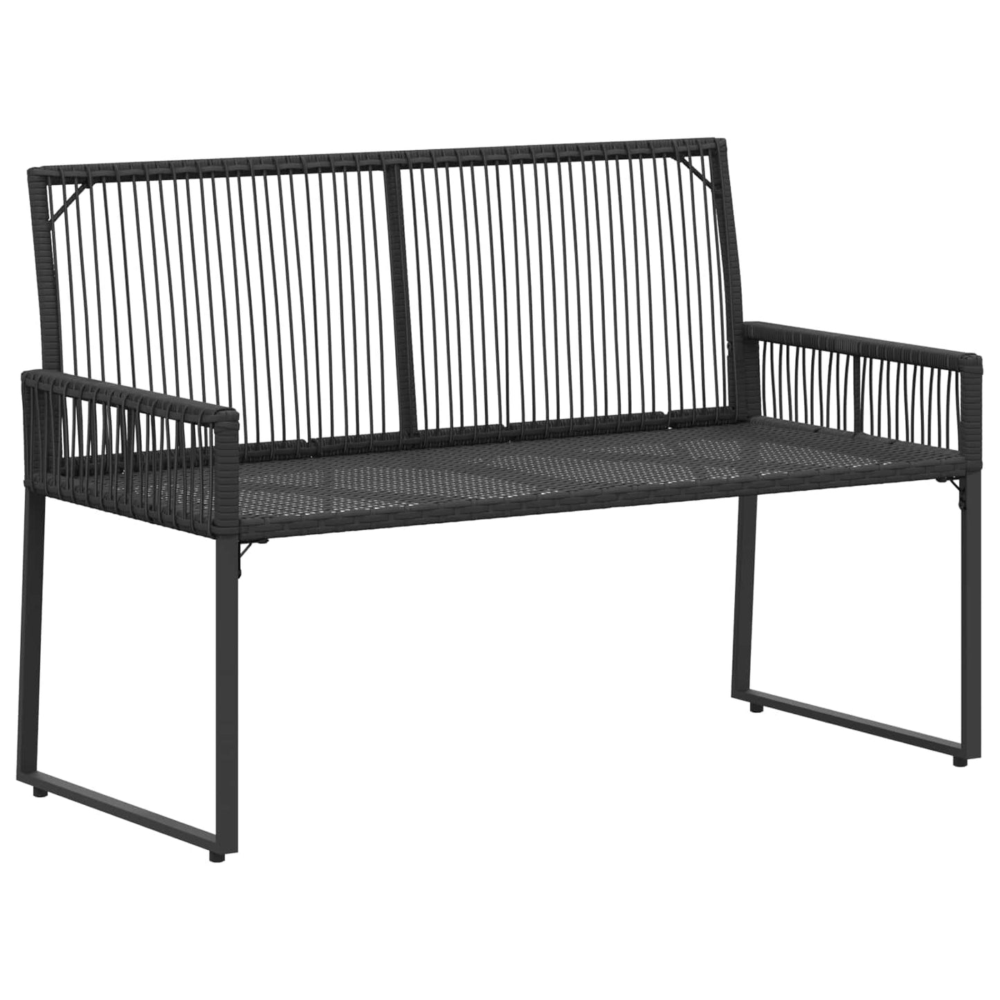 Bank Outdoor 2 -Seater 4 Stk. 110 x 59 x 82 cm Poly-Rattan