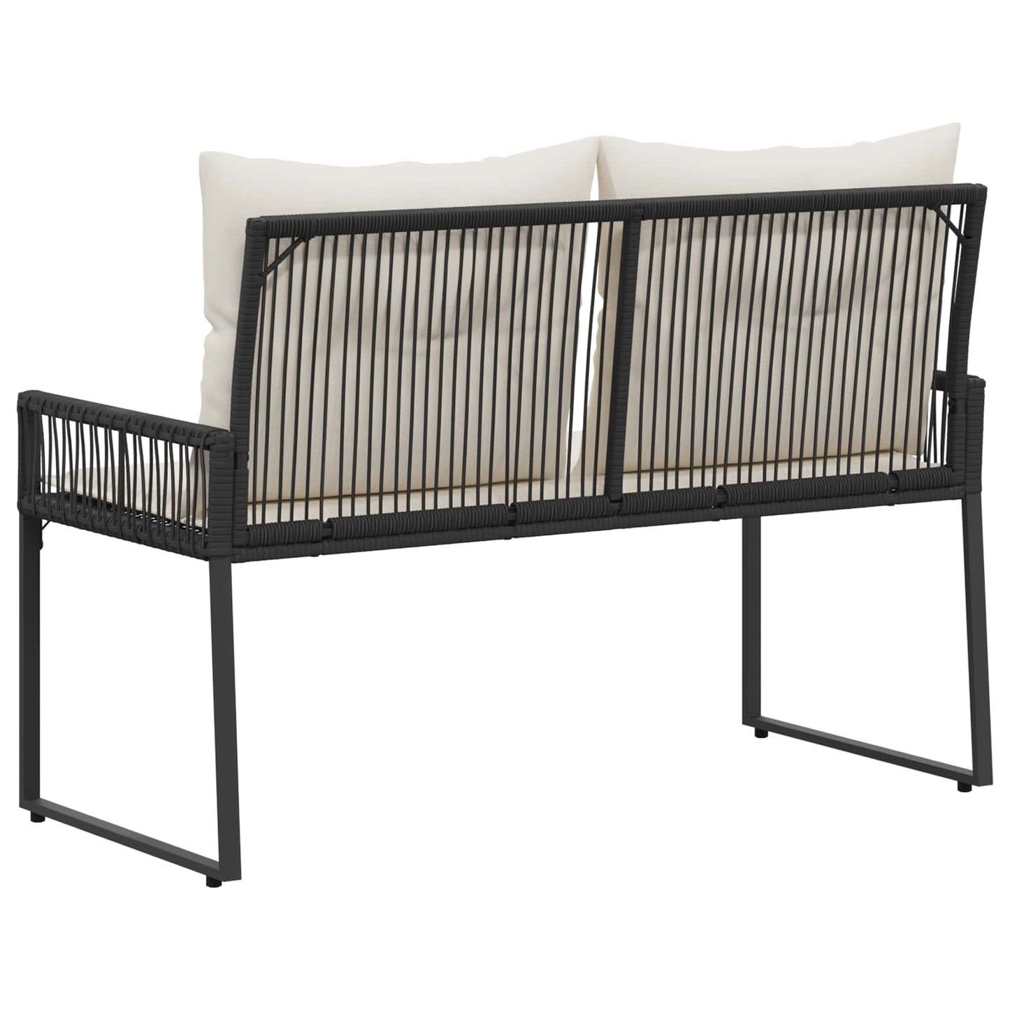 Bank Outdoor 2 -Seater 4 Stk. 110 x 59 x 82 cm Poly-Rattan